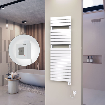 Radiva 10H Elektrikli Havlupan 500x1550 Beyaz Ktx1 1000 Watt Spiral Kablolu