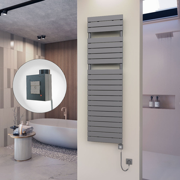 Radiva 10H Elektrikli Havlupan 500x1772 Antrasit Ktx1 1000 Watt Spiral Kablolu - 110H05001772B2TEB100-K - Elektrikli Havlupan