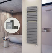 Radiva 10H Elektrikli Havlupan 500x1772 Antrasit Ktx3 1000 W