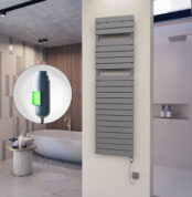 Radiva 10H Elektrikli Havlupan 500x1772 Antrasit (On/Off Düğmeli) 900 W - 110H05001772B2TE1090 - Elektrikli Havlupan