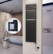 Radiva 10H Elektrikli Havlupan 500x1772 Mat Siyah Ktx4 1000 Watt Spiral Kablolu - 110H05001772B3MEC100-K - Elektrikli Havlupan