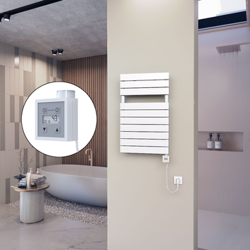 Radiva 10H Elektrikli Havlupan 500x810 Beyaz Ktx3 600 Watt Spiral Kablolu - 110H05000810B1PE7060-K - Elektrikli Havlupan