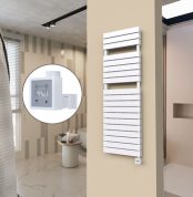 Radiva 20H Elektrikli Havlupan 500x1550 Beyaz Ktx3 1000 W - 120H05001550B1PE7100 - Elektrikli Havlupan