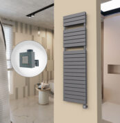 Radiva 20H Elektrikli Havlupan 500x1772 Antrasit Ktx1 1000 Watt - 120H05001772B2TEB100 - Elektrikli Havlupan