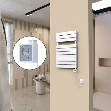 Radiva 20H Elektrikli Havlupan 500x810 Beyaz Ktx3 1000 Watt Spiral Kablolu - 120H05000810B1PE7100-K - Elektrikli Havlupan