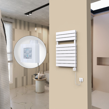 Radiva 20H Elektrikli Havlupan 500x810 Beyaz Ktx4 1000 Watt Spiral Kablolu