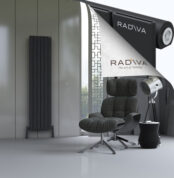 Radiva Arno Alüminyum Radyatör 1800x440 Siyah - 2ARN18000440B3TS - Alüminyum Radyatör