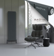 Radiva Arno Alüminyum Radyatör 1800x514 Koyu Antrasit - 2ARN18000514B6TS - Alüminyum Radyatör