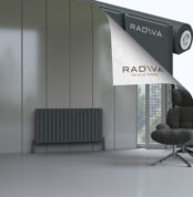 Radiva Arno Alüminyum Radyatör 600x1254 Koyu Antrasit - 2ARN06001254B6TS - Alüminyum Radyatör