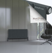 Radiva Arno Alüminyum Radyatör 600x1328 Koyu Antrasit - 2ARN06001328B6TS - Alüminyum Radyatör