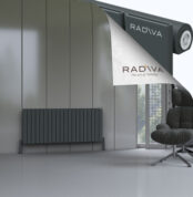 Radiva Arno Alüminyum Radyatör 600x1476 Koyu Antrasit - 2ARN06001476B6TS - Alüminyum Radyatör