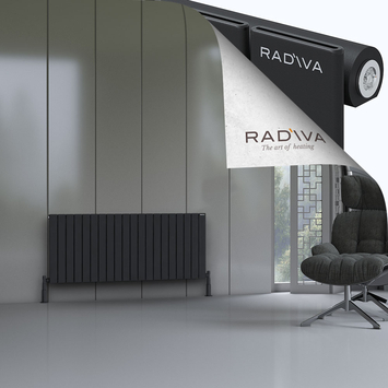 Radiva Arno Alüminyum Radyatör 600x1476 Siyah - 2ARN06001476B3TS - Alüminyum Radyatör