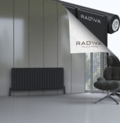 Radiva Arno Alüminyum Radyatör 600x1550 Siyah - 2ARN06001550B3TS - Alüminyum Radyatör
