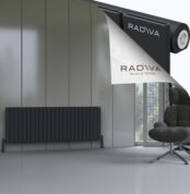 Radiva Arno Alüminyum Radyatör 600x1772 Siyah - 2ARN06001772B3TS - Alüminyum Radyatör