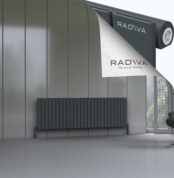 Radiva Arno Alüminyum Radyatör 600x1920 Koyu Antrasit