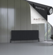 Radiva Arno Alüminyum Radyatör 600x1920 Siyah - 2ARN06001920B3TS - Alüminyum Radyatör