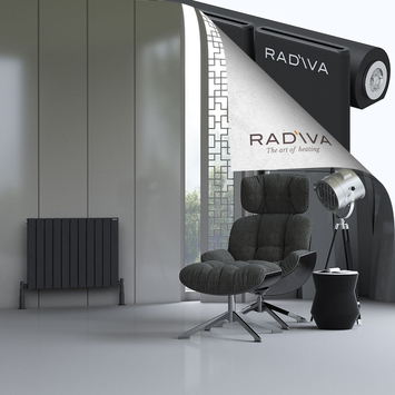Radiva Arno Alüminyum Radyatör 600x810 Siyah