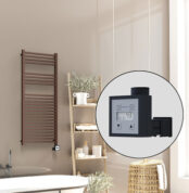 Radiva Barbados Elektirikli Havlupan 500x1200 Bakır Eskitme Parlak (KTX3 Termostat) 600W