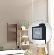 Radiva Barbados Elektirikli Havlupan 500x800 Bakır Eskitme Parlak (KTX3 Termostat) 300W Spiral Kablolu - 1BAR05000800K3PE7030-K - Elektrikli Havlupan