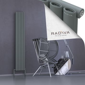 Radiva Bia Alüminyum Radyatör 1800x340 Antrasit - 2BIA18000340B2TS - Alüminyum Radyatör