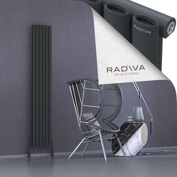 Radiva Bia Alüminyum Radyatör 1800x340 Koyu Antrasit - 2BIA18000340B6TS - Alüminyum Radyatör