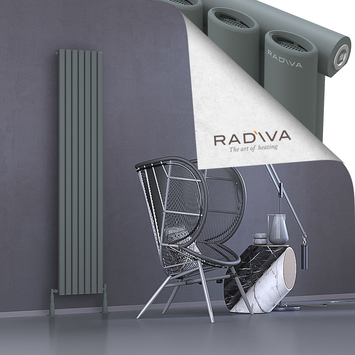 Radiva Bia Alüminyum Radyatör 1800x398 Antrasit - 2BIA18000398B2TS - Alüminyum Radyatör
