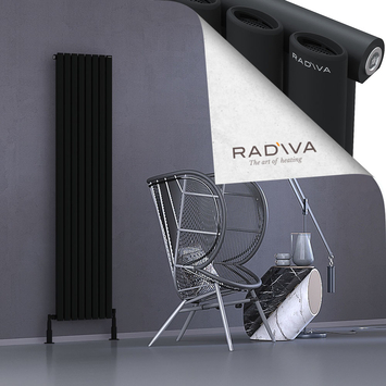 Radiva Bia Alüminyum Radyatör 1800x456 Siyah - 2BIA18000456B3TS - Alüminyum Radyatör
