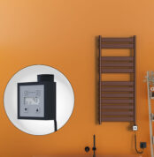 Radiva Bora Bora Elektrikli Havlupan 500x1200 Bakır Eskitme Ktx3 300 Watt Spiral Kablolu - 1BOR05001200K3PE7030-K - Elektrikli Havlupan