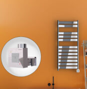 Radiva Bora Bora Elektrikli Havlupan 500x1200 Krom Ktx1 300 Watt - 1BOR05001200K1PEB030 - Elektrikli Havlupan