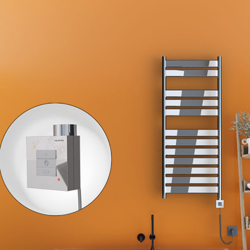 Radiva Bora Bora Elektrikli Havlupan 500x1200 Krom Ktx1 300 Watt Spiral Kablolu - 1BOR05001200K1PEB030-K - Elektrikli Havlupan