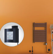 Radiva Bora Bora Elektrikli Havlupan 500x800 Bakır Eskitme Ktx4 300 Watt Spiral Kablolu - 1BOR05000800K3PEC030-K - Elektrikli Havlupan
