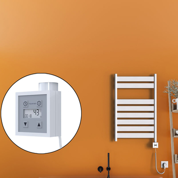 Radiva Bora Bora Elektrikli Havlupan 500x800 Beyaz Ktx3 300 Watt Spiral Kablolu - 1BOR05000800B1PE7030-K - Elektrikli Havlupan