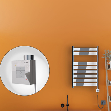 Radiva Bora Bora Elektrikli Havlupan 500x800 Krom Ktx1 300 Watt Spiral Kablolu - 1BOR05000800K1PEB030-K - Elektrikli Havlupan