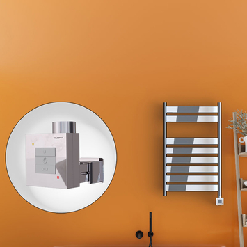 Radiva Bora Bora Elektrikli Havlupan 500x800 Krom Ktx1 300 Watt - 1BOR05000800K1PEB030 - Elektrikli Havlupan