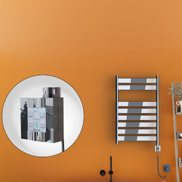 Radiva Bora Bora Elektrikli Havlupan 500x800 Krom Ktx4 300 Watt Spiral Kablolu - 1BOR05000800K1PEC030-K - Elektrikli Havlupan