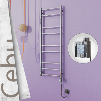 Radiva Cebu Elektrikli Havlupan 500x1395 Ayna Polisajli Ktx4 300 Watt Spiral Kablolu - 1CEB05001395P2PEC030-K - Elektrikli Havlupan