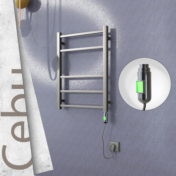 Radiva Cebu Elektrikli Havlupan 500x705 Satine P. (On/Off Düğmeli) 200 W - 1CEB05000705P1SE1020 - Elektrikli Havlupan