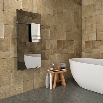 Radiva Crystal Elektrikli Cam Havlupan 1010x1030 Ayna 1000 Watt - 1CRY10101030A1PED100 - Elektrikli Havlupan