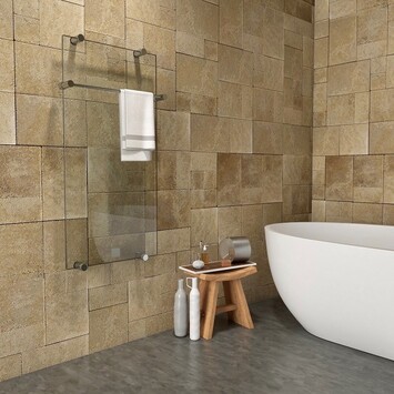 Radiva Crystal Elektrikli Cam Havlupan 560x1030 Şeffaf 500 Watt - 1CRY05601030B0PED050 - Elektrikli Havlupan