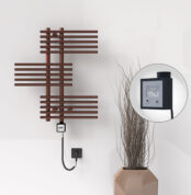 Radiva FIJI Elektirikli Havlupan 650x740 Bakır Eskitme (KTX3 Termostat) 200W Spiral Kablolu - 1FIJ06500740K3PE7020-K - Elektrikli Havlupan