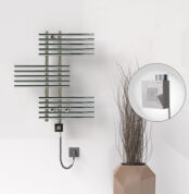 Radiva FIJI Elektirikli Havlupan 650x740 Krom (KTX1 Termostat) 200W Spiral Kablolu