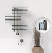 Radiva FIJI Elektirikli Havlupan 650x740 Krom (KTX4 Termostat) 200W Spiral Kablolu