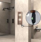 Radiva HAITI Elektirikli Havlupan 300x800 Düz Bakır Eskitme (On/Off Düğmeli) 200W