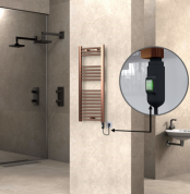 Radiva HAITI Elektirikli Havlupan 400x1000 Düz Bakır Eskitme (On/Off Düğmeli) 200W