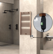 Radiva HAITI Elektirikli Havlupan 600x1100 Düz Bakır Eskitme (On/Off Düğmeli) 300W