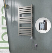 Banyocu | Banyocu.com.tr Radiva Ibiza Elektrikli Havlupan 500x960 Satine P. Ktx4 300 Watt Spiral Kablolu - 1IBI05000960P1SEC030-K - Elektrikli Havlupan