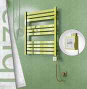 Radiva Ibiza Elektrikli Havlupan 600x780 Altın Ktx3 300 Watt Spiral Kablolu - 1IBI06000780K2PE7030-K - Elektrikli Havlupan