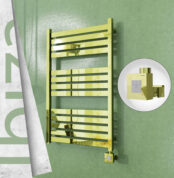 Radiva Ibiza Elektrikli Havlupan 600x960 Altın Ktx1 300 Watt