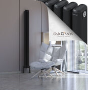 Radiva Kotto Alüminyum Radyatör 1800x131 Siyah - 2KOT18000131B3TS - Alüminyum Radyatör
