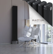 Banyocu | Banyocu.com.tr Radiva Kotto Alüminyum Radyatör 1800x266 Siyah - 2KOT18000266B3TS - Alüminyum Radyatör